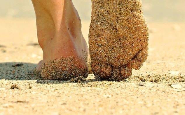 Camminare sabbia