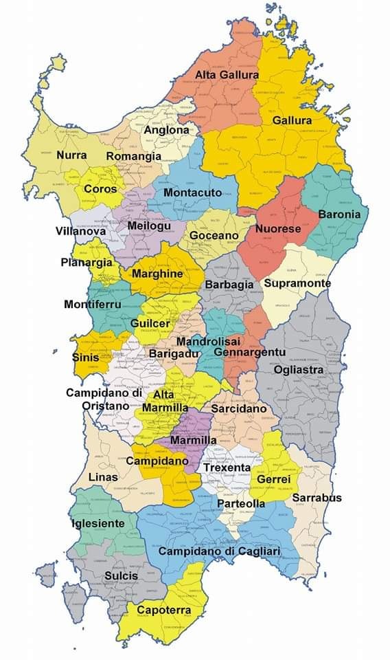 Sardegna regioni